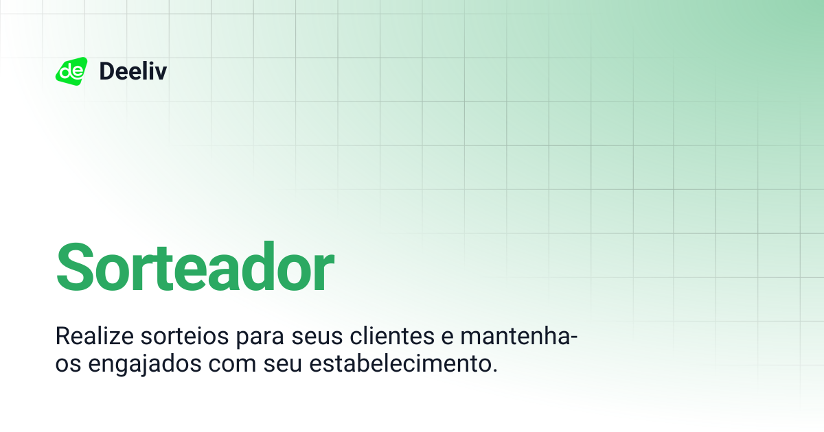 Sorteador | Deeliv